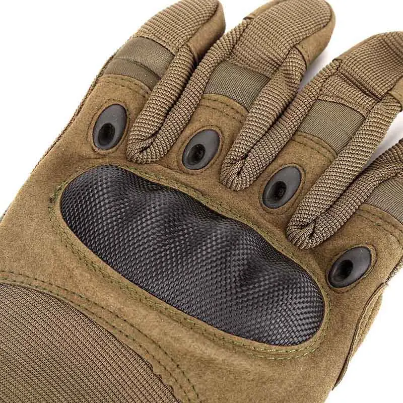 Походные перчатки для кемпинга с полным пальцем тактические военные армейские Пейнтбольные противоскользящие резиновые жесткие перчатки с защитой суставов спортивные аксессуары