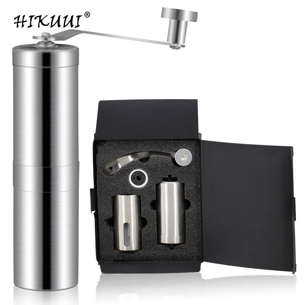 Gift Box Stainless Steel Manual Coffee Grinder Mill Beans Ceramic Grinding Core hand Tool Adjustable Thickness | Дом и сад