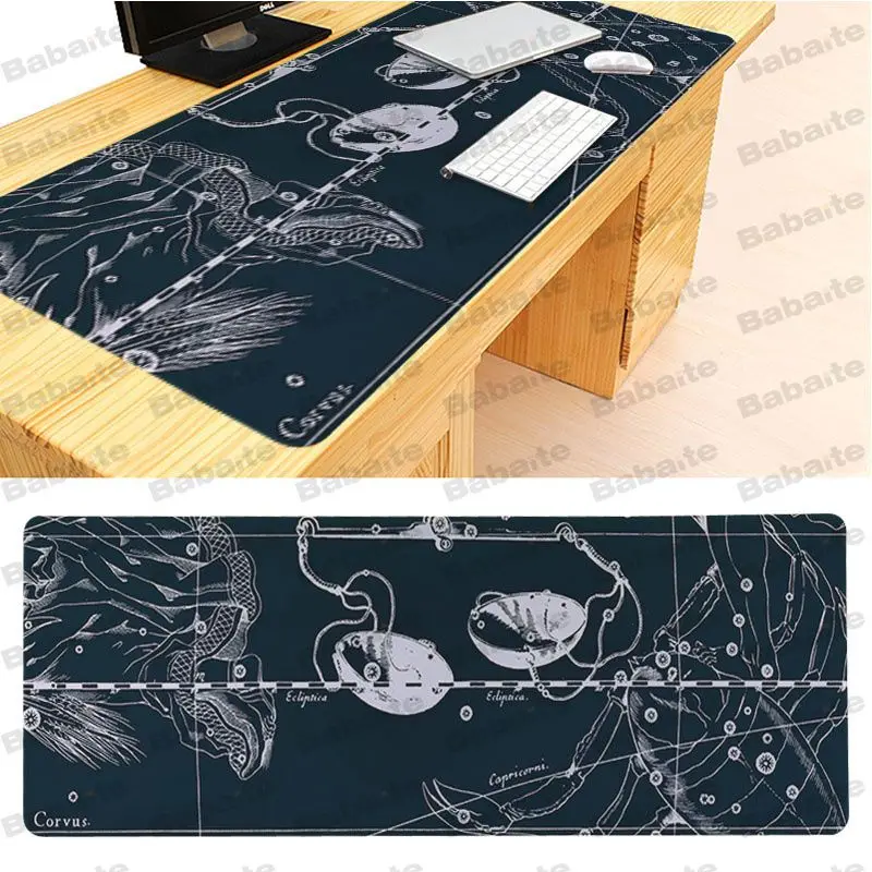 Babaite зодиака Красивая аниме Lockedge Мышь коврик Размеры для 40x90 см компьютер Мышь коврик
