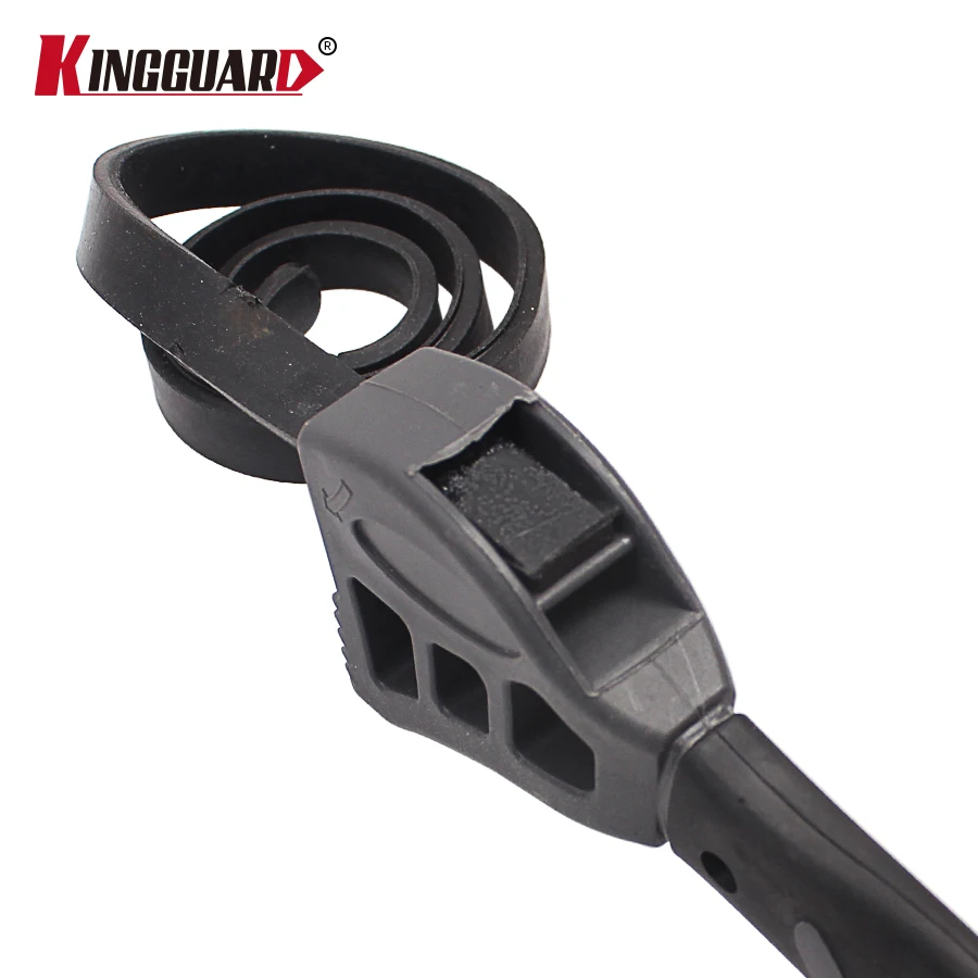KINGGUARD 500 мм каучуковый ремешок ключ универсальный черный ключ разводной ключ для любого Форма открывалка инструмент ремонт автомобилей