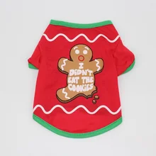 Рождественский Карнавальный Костюм Собака одежда милая одежда с героями мультфильмов для маленьких собак Одежда Cookie одежда для прекрасная собака платье BE-ML027