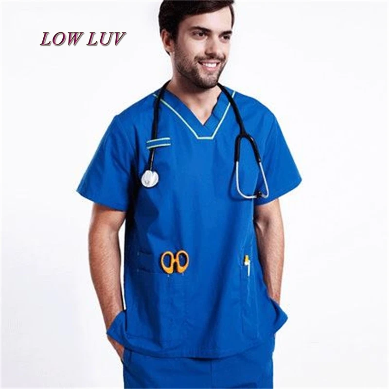 

Wholesale uniformes hospital women medical clothing nursing scrubs clothes set dental clinic beauty salon nurse surgical suit TB