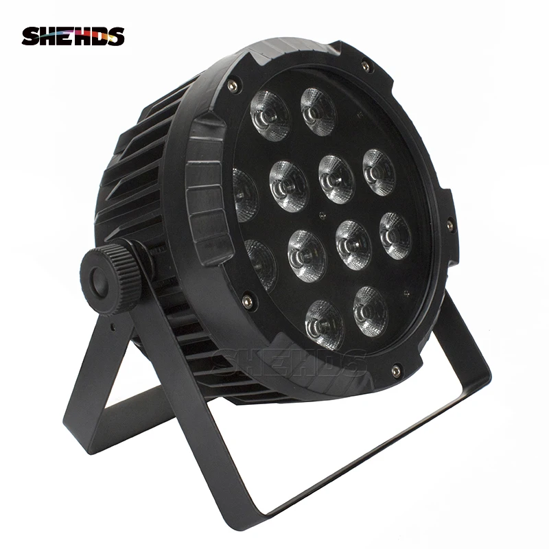 Водонепроницаемый светодиодный плоский светильник Par 12x12W DMX512 RGBW со сценическим
