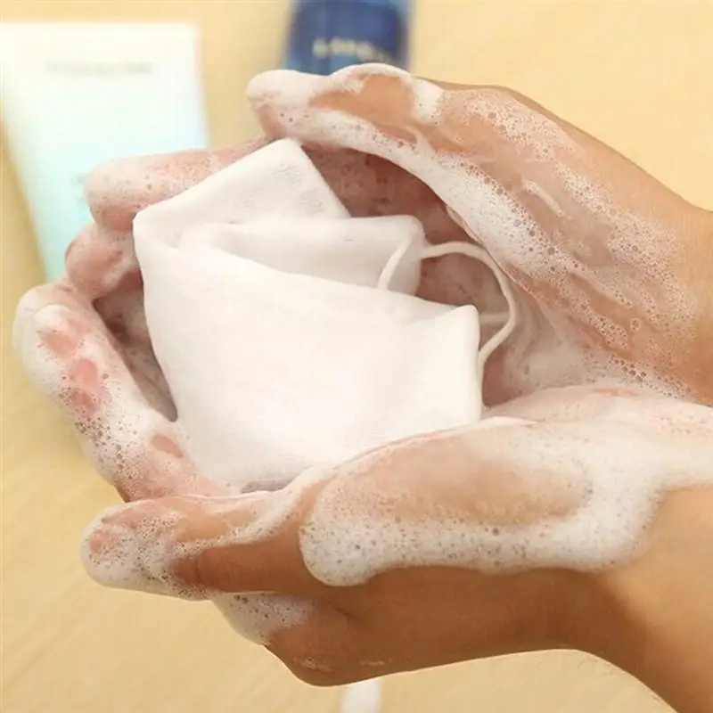 10 шт. отшелушивающие мешочки для мыла из пены|bath foam|bubble bathtool tool |