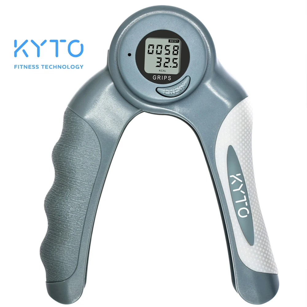 Comprar KYTO agarre de mano ajustable aumento de la fuerza paso de dedo de resorte Ejercicio de brazos ejercicio Digital Fitness muñeca de ejercicio antebrazo