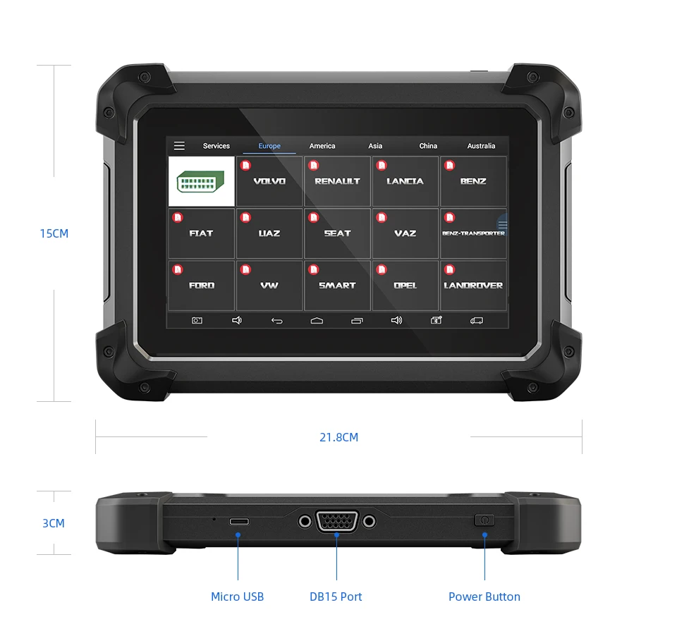 XTOOL EZ300 PRO Профессиональный инструмент для автомобиля с 4 системами ABS SRS в TPMS