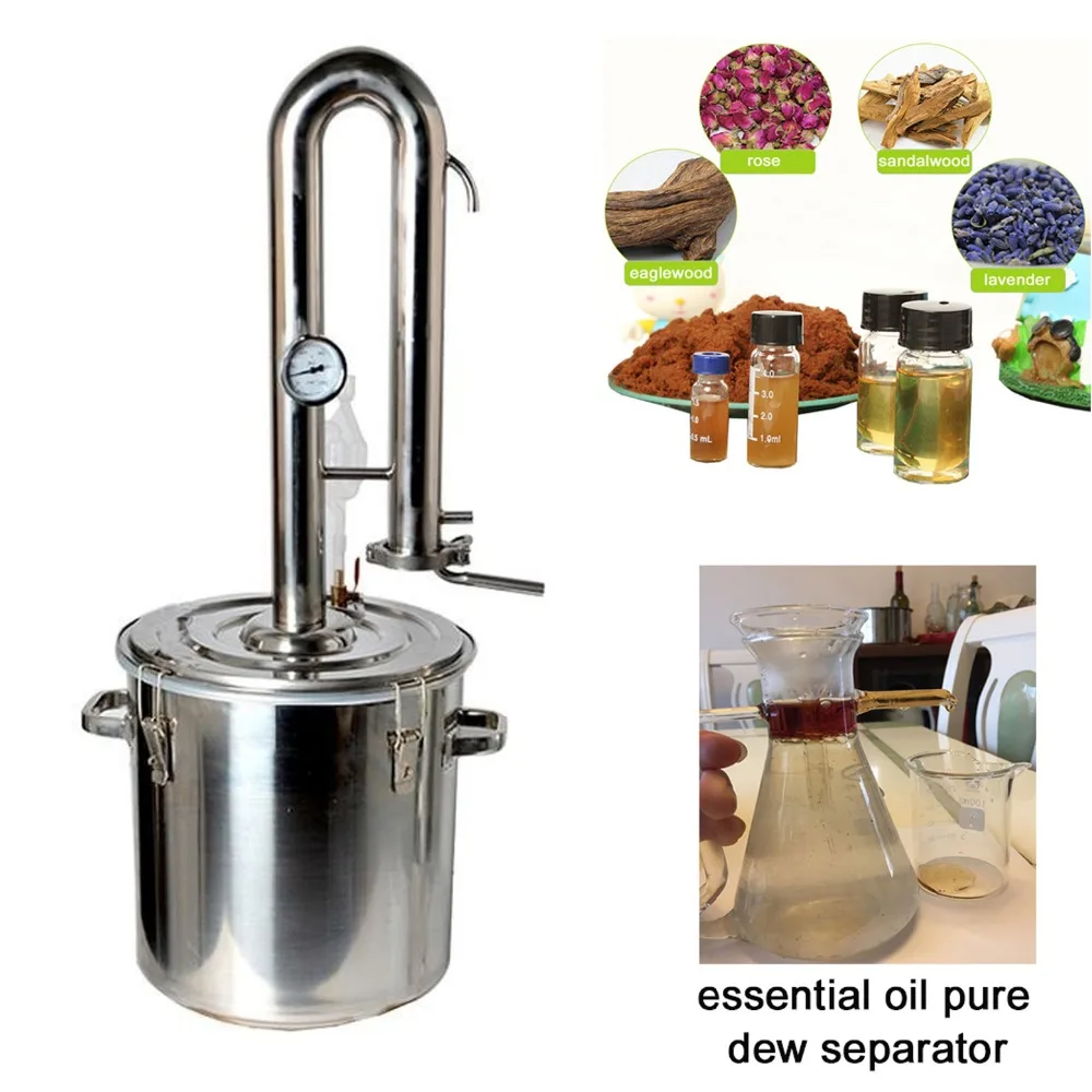 50l Litres 13 Gal New Home Stainless Water Distiller Moonshine Still