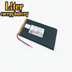 Планшетный ПК V811 V812 Батарея 3766125 3565125 3566125 6000 MAH U30gt A10 двухъядерный версия Батарея Электрический