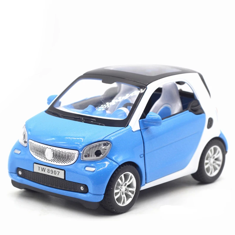 Hommate Smart 1:24 весы для двух моделей автомобилей сплава металла литья под давлением