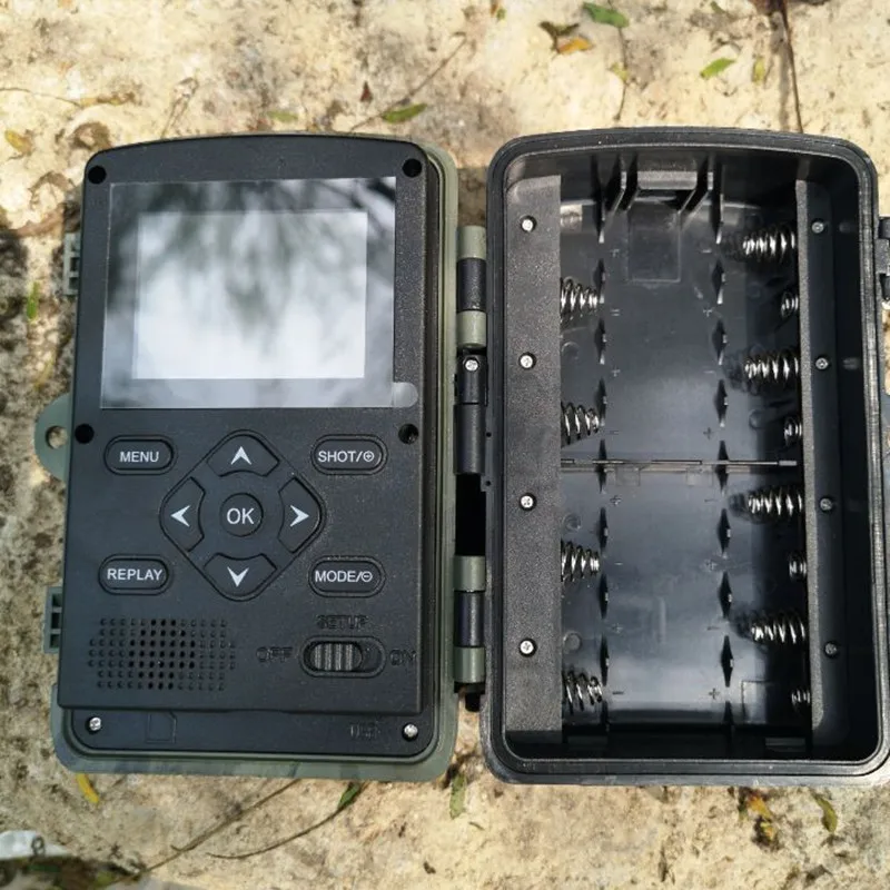 Беспроводная охотничья фотоловушка HC801A с ЖК экраном 2 4 дюйма 16 МП 1080P|Камеры для