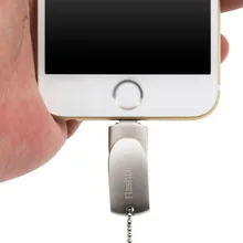 USB FLASH Drive For iPhone 6, 6 Plus 5 5S ipad Metal Pen Drive HD Memory Stick Otg 8G 16G 32GB 64GB 128G cle usb Hard Drive
