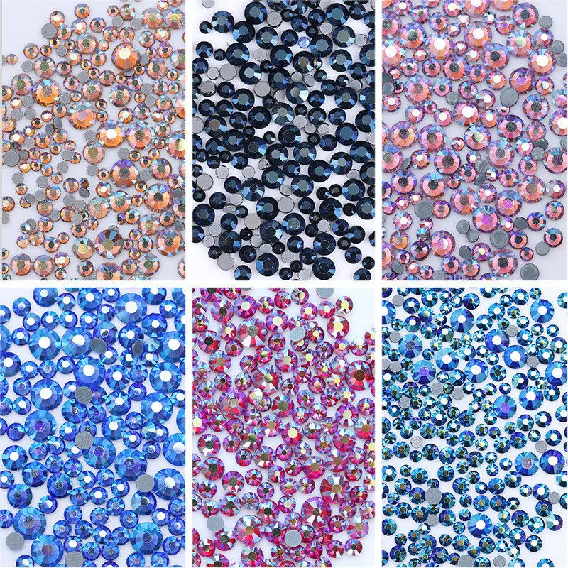 1 حقيبة حجر الراين الملونة شقة أسفل 3D مسمار الديكور متعددة حجم الكريستال مختلطة حجم مانيكير مسمار الفن الديكور 1 حقيبة حجر الراين الملونة شقة أسفل 3D مسمار الديكور متعددة حجم الكريستال مختلطة حجم مانيكير مسمار الفن الديكور