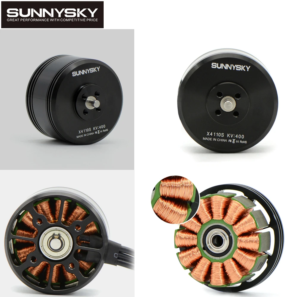 

1pcs Original Sunnysky X4110S 340KV 400KV Brushless Motor for Multicopter Quadcopter RC Airplane(New vision)