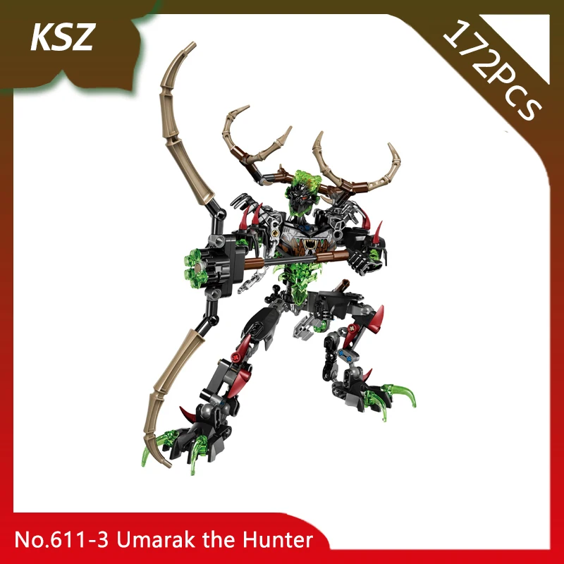 

Doinbby Store KSZ 611-3 172Pcs BIONICLE Series Umarak the Hunter Model Building Blocks Set Compatible with Legoings 71310