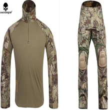 Mandrake Emerson bdu G3 униформа рубашка и брюки с наколенниками костюмы Emerson bdu airsoft waregame униформа MR