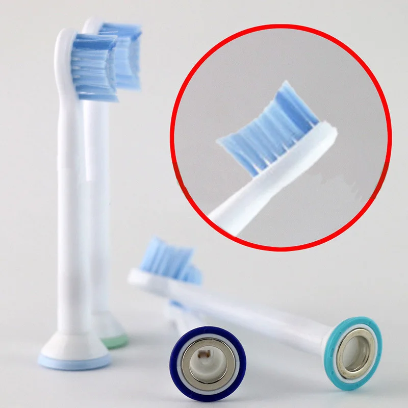 4 шт./упак. компактный Зубная щётка головки Замена для Philips Sonicare чувствительный HX6082 Головка зубной щётки Гигиена Уход за зубами в чистоте