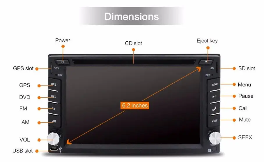 Sale Car Electronic pc 2 din Car DVD Player GPS Navigation Universal Car autoradio dvd audio In Dash Stereo Video+Free gps Map+camera 4 Sale Car Electronic pc 2 din Car DVD Player GPS Navigation Universal Car autoradio dvd audio In Dash Stereo Video+Free gps Map+camera 4