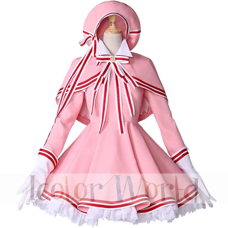 

Cardcaptor Sakura: Clear Card Sakura Kinomoto Pink Suit Cosplay Costume