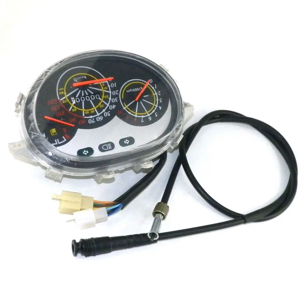 Измерительный прибор с кабелем спидометра для китайских мопедов|scooter gauges|speedometer