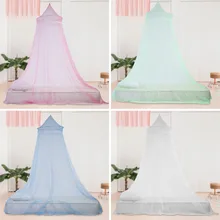 Новая модная детская кроватка сетка висячий купол Кровать Навес Москитная сетка детское постельное белье круглая элегантная кружевная кровать для принцессы