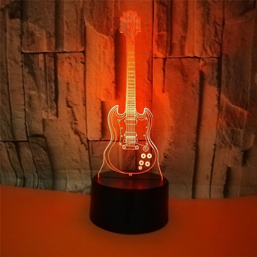 guitar 3D night light (5)