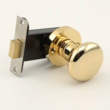 Невидимый замок устойчивая к кинетической энергии фон на одном креплении золотой шар замок крытый Американский пасторальный дверной ручки 5 цветов