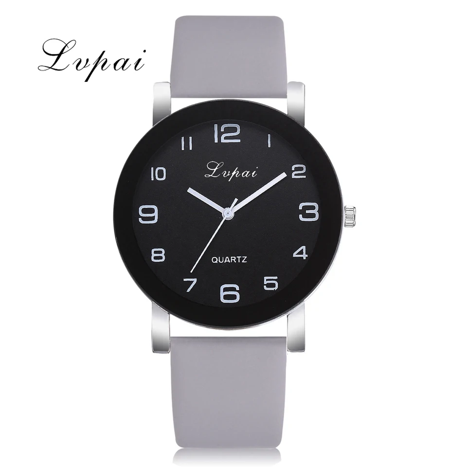 Lvpai Brand Bracelet Watch Women Fashion Leather Black Quartz Wrist Watches Ladies Clock Relogio Feminino Reloj Mujer 