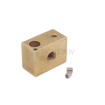 

Funssor V6 hotend brass heating block 22x16x11.5m high temperature heater block