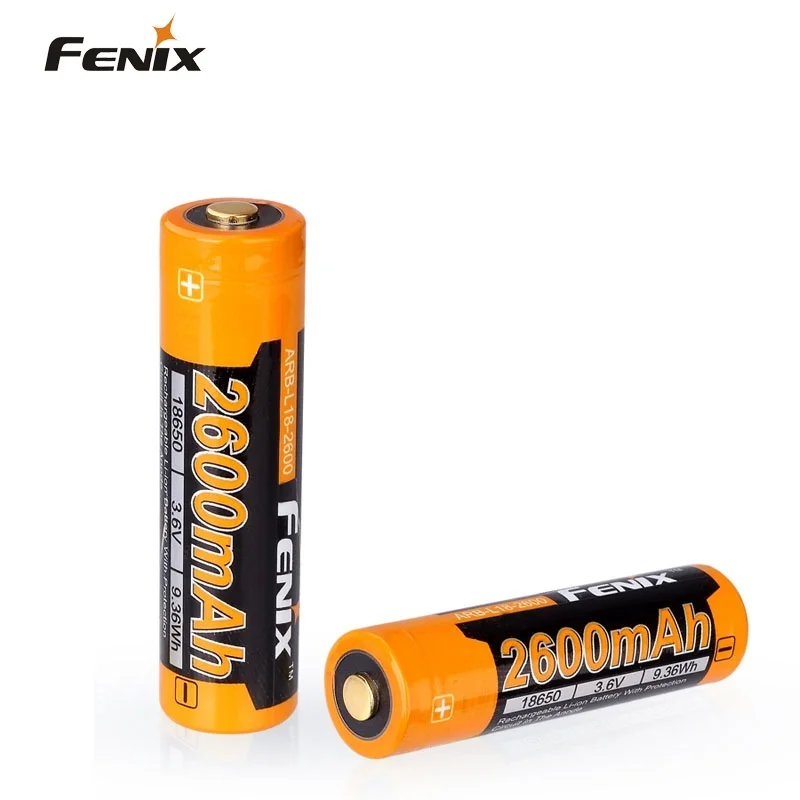 Fenix ARB-L18-2600 3,6 V 18650 2600mAh литий-ионная аккумуляторная батарея