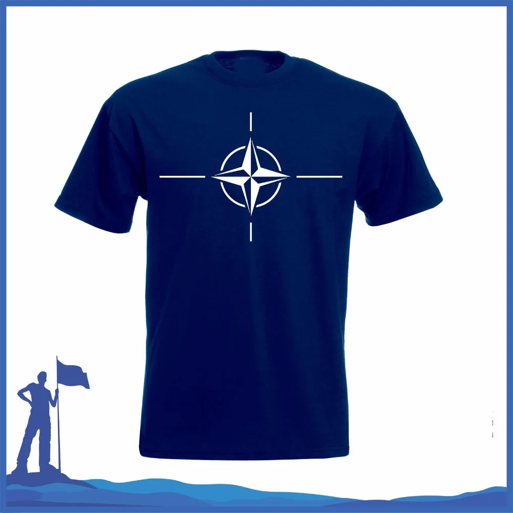 2019 Summer Short Sleeve O-Neck Cotton T Shirts Man Clothing Nato Usa Militar Print T-Shirt Summer Style