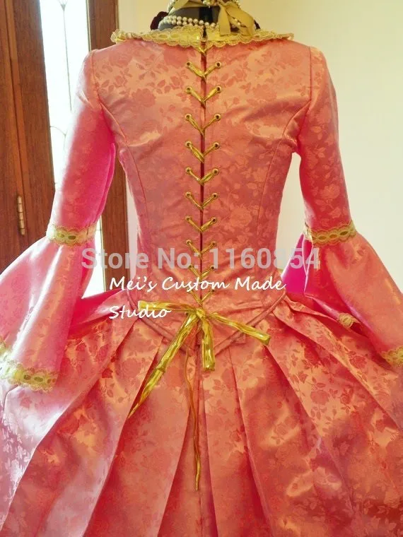 Изготовленный На Заказ Marie Antoinette французский колоний Бетховен вальс розовый маскарадный мяч Венеция Марди Гра Panniers платье костюм