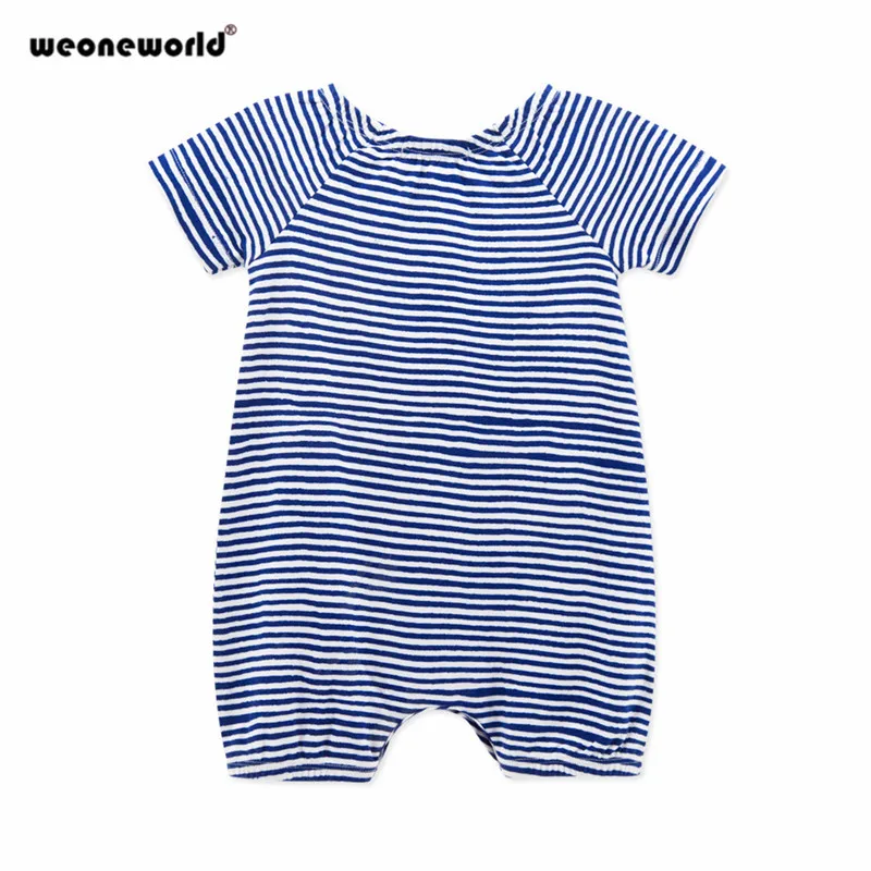 WEONEWORLD/; боди для малышей; 3 шт./партия; хлопковая одежда боди для малышей; одежда в полоску для новорожденных; боди-костюм