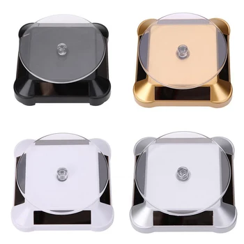 

Solar Power Rotating Jewelry Stand Phone Watch Display Holder Turning Table