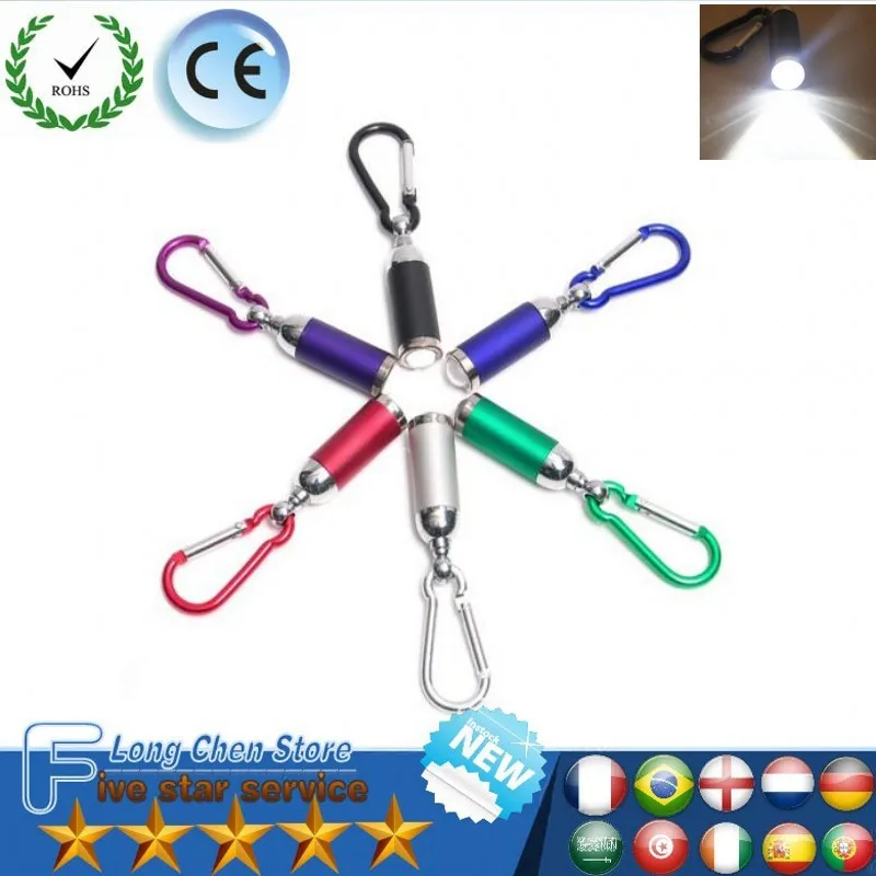 

Led mini flashlight Telescopic double use small telescopic hiking flashlight strong light small flashlight 3W led flashlight