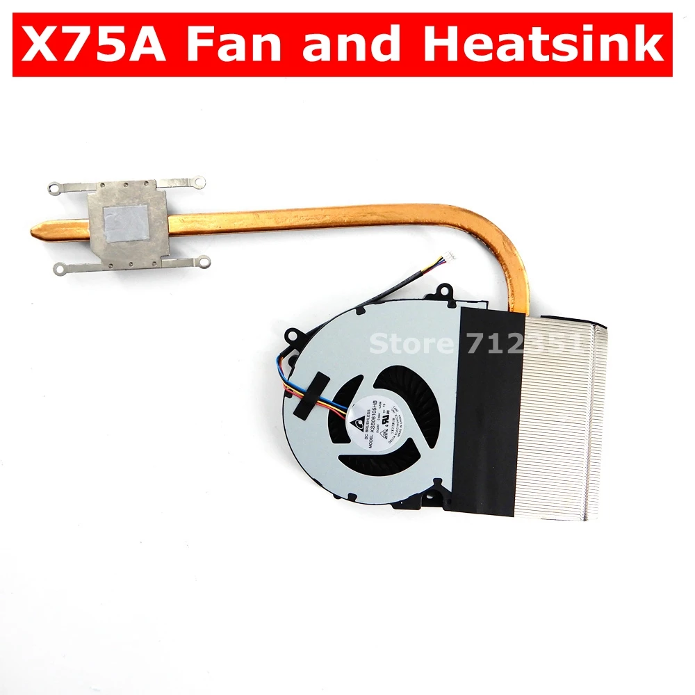 Вентилятор радиатора X75A и радиатор для ноутбука Asus X75 13GND01AM010 1
