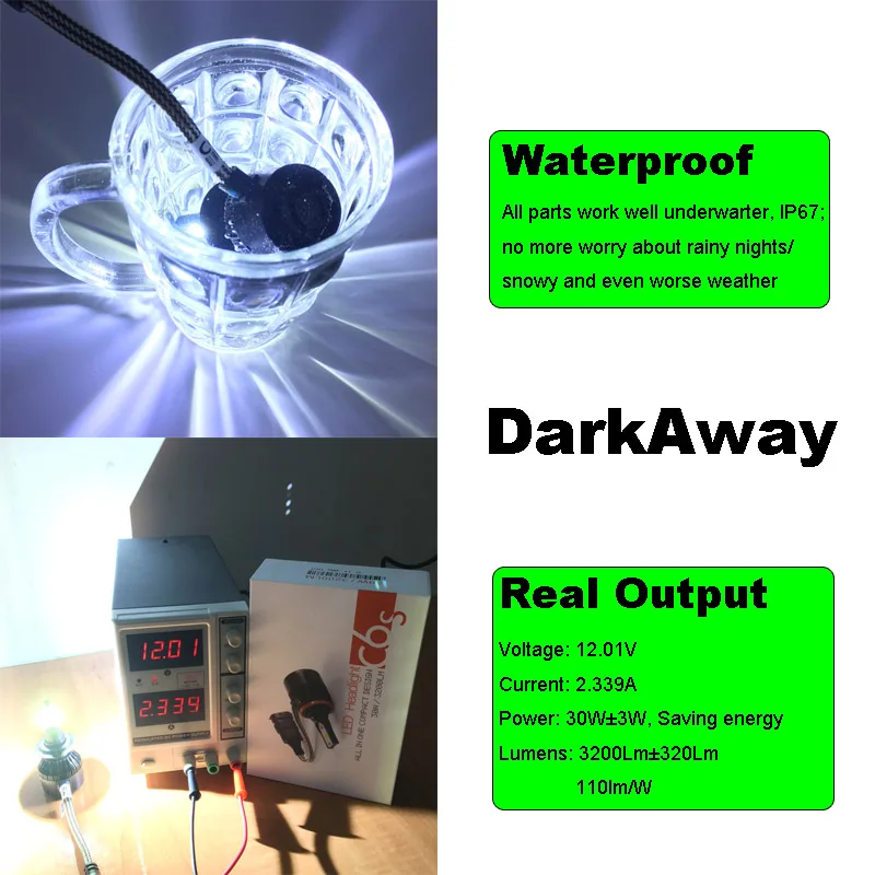 LED Car Headlight LH-C6S-H7 7