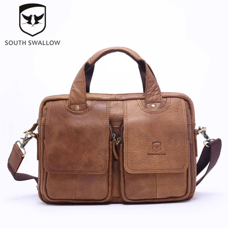 New business genuine leather briefcase men bag fashion cow ... New business genuine leather briefcase men bag fashion cow ...