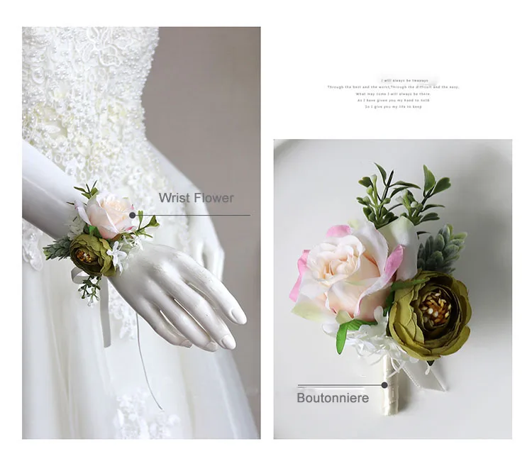 wedding boutonniere wrist corsage marriage  (21)