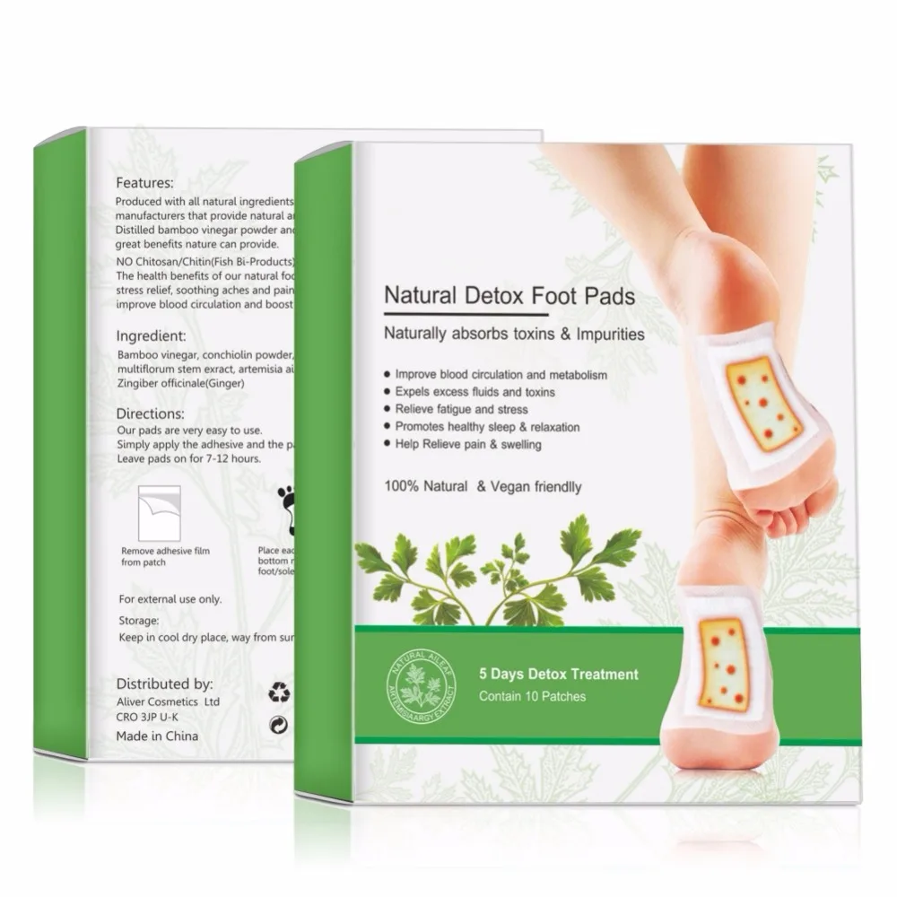 

5 pairs/Set Wormwood Vinegar Ginger Foot Patch Detoxification Dampness Expelling Dispel Cold Herbal Foot Patch Sticker Maquiagem