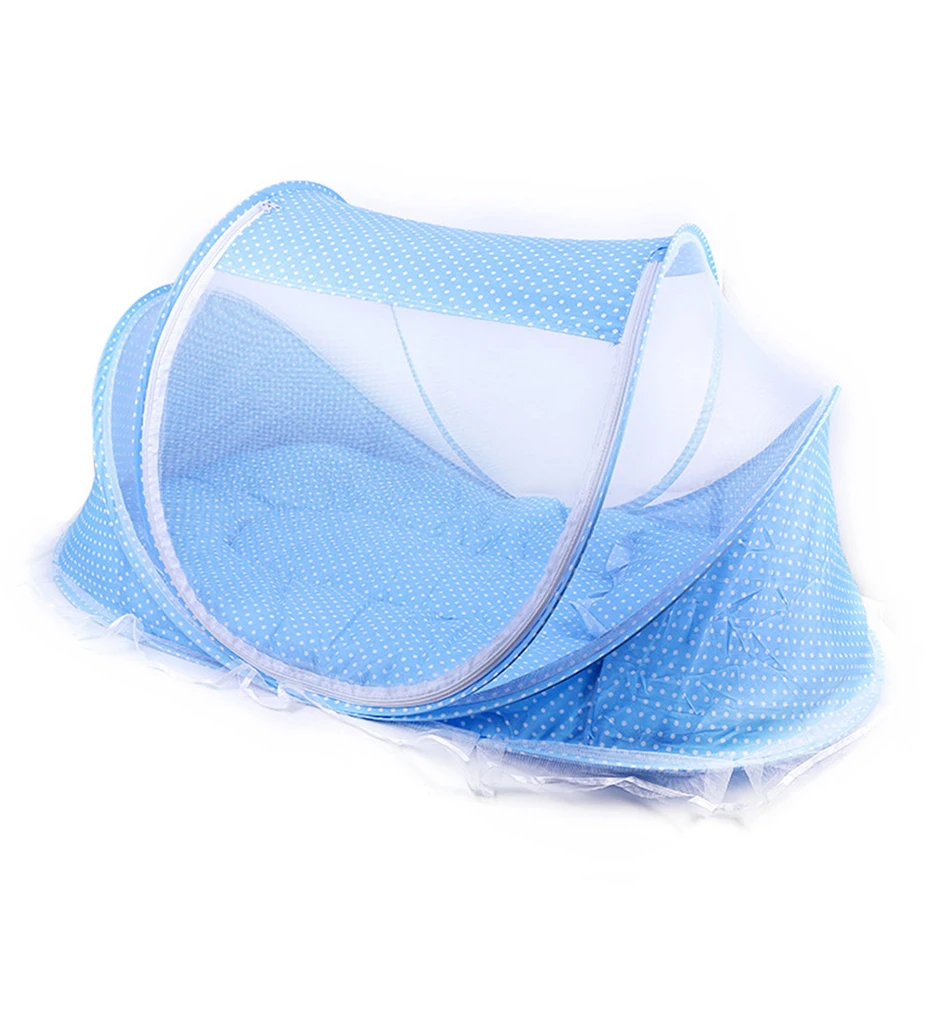 Newborn Bedding Crib Net Summer Protection Crib Pattern Mosquito Net Detachable Anti-Mosquito Cradle Infant Foldable Bedding Net