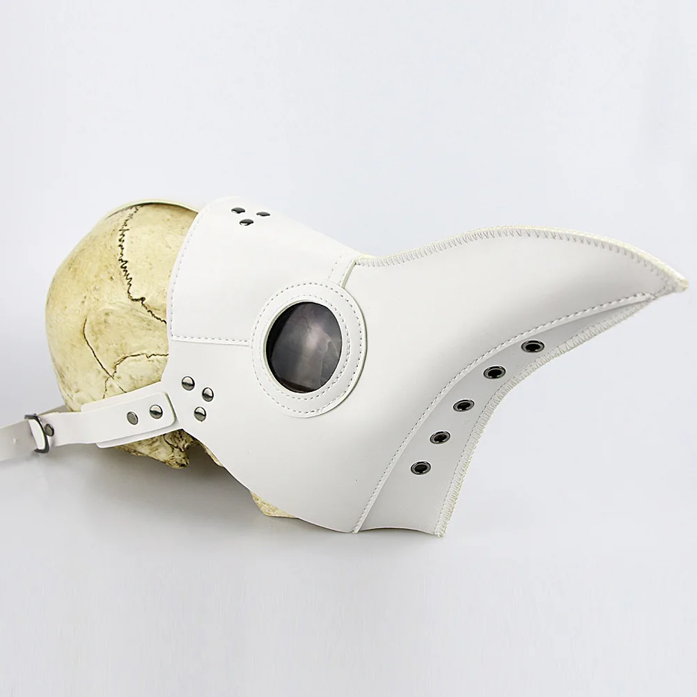 Готическая чумной доктор маска птица длинный нос Косплей Необычные Маски Рот эксклюзивный Готический Ретро Рок кожа Хеллоуин, маска для