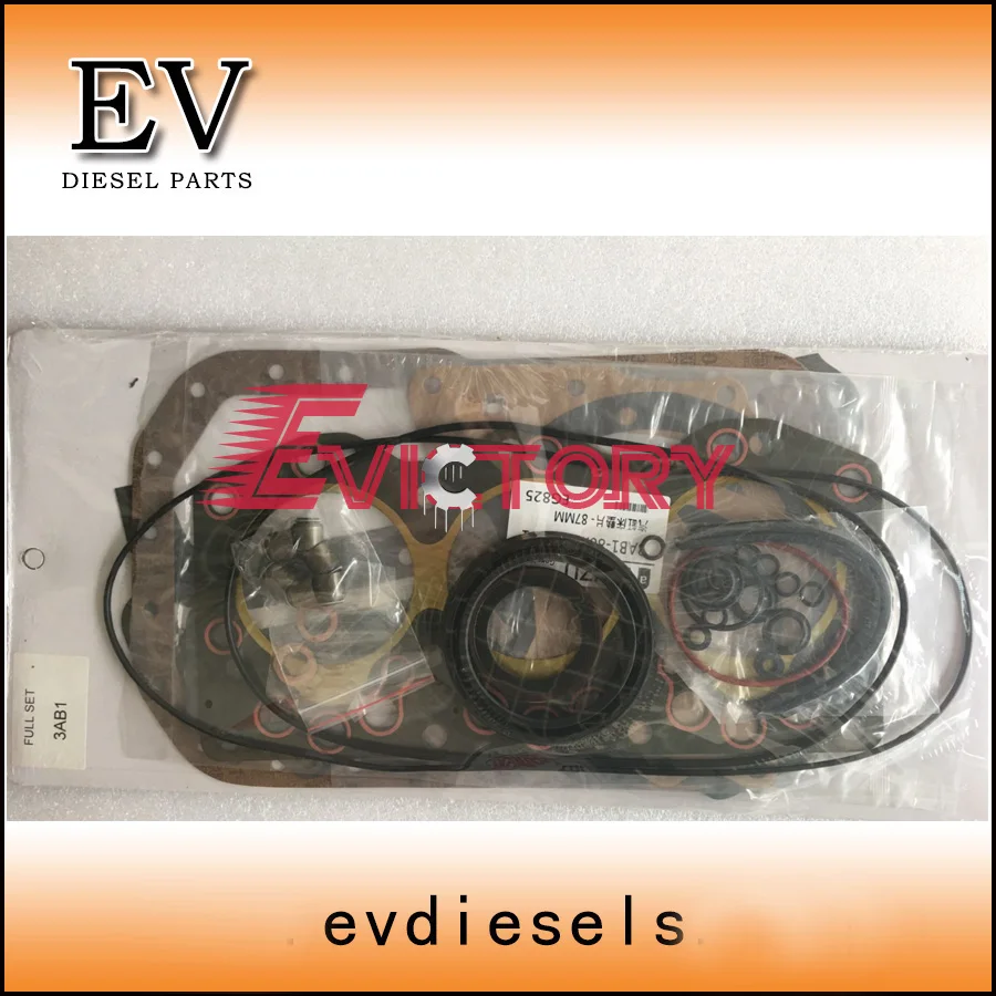 

For ISUZU Engine parts 3AB1 rebuild kit gasket kit + bearing + piston + ring