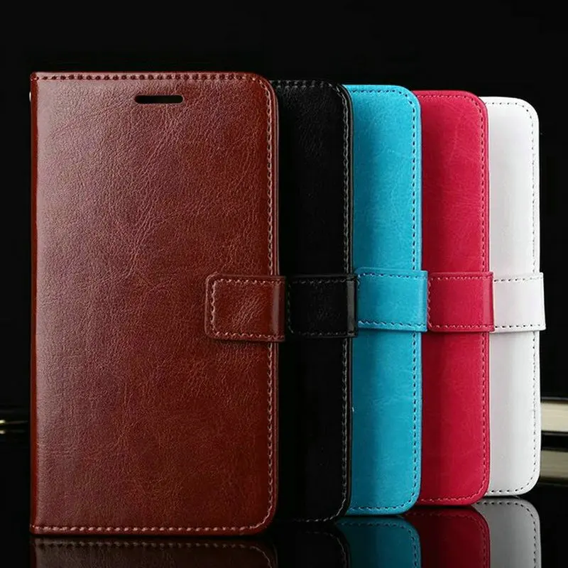 

High Quality Flip Leather Case For Highscreen Power Ice Max (5.3") Luxury Vintage Wallet Case Stand and Card Holder +Strap LeY1