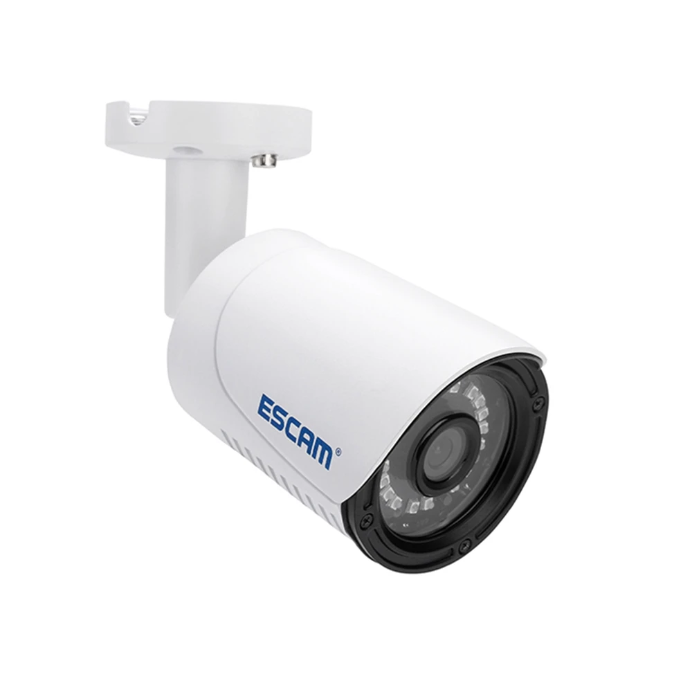 

Original ESCAM QE07 IP Camera Outdoor Waterproof IP66 720P HD P2P POE Motion Detection Email Alarm Infrared Security Camera