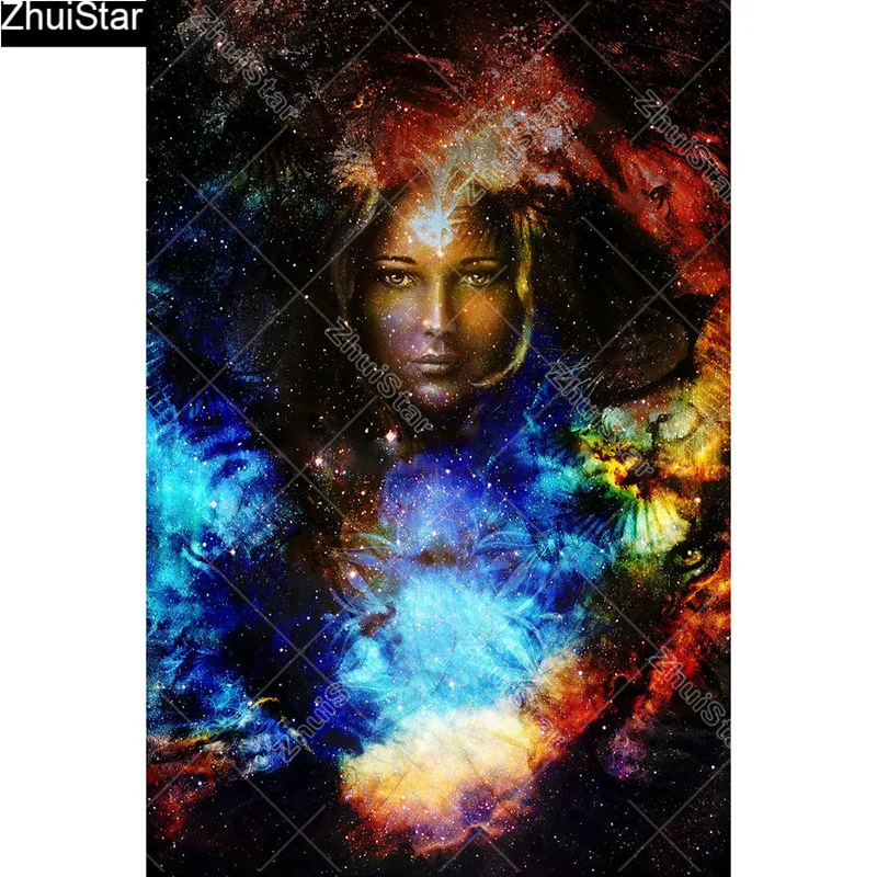 femme-de-goodnes-et-lion-et-oiseau-dans-l-espace-avec-64812292 
