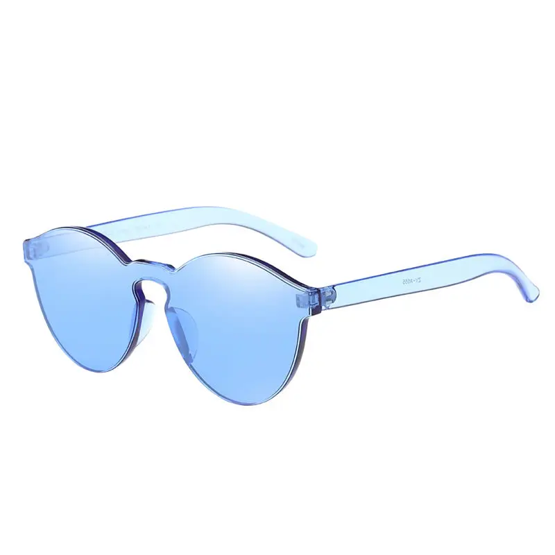 Women Summer Fashion Cat Eye Shades Sunglasses Integrated UV Candy Colored Casual Daily Glasses #4F09 (10)