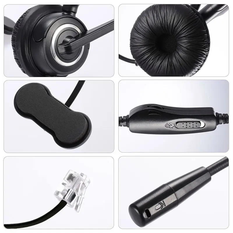 HTB1zNOiPpXXXXXbaFXXq6xXFXXXg Interruptor de auriculares de volumen y silencio con micrófono, solo para los teléfonos de la serie AVAYA 1600 9600, Yealink, Snom ,Grandstream GXP12XX, etc.