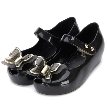 

Mini Melissa Butterfly Kids Shoes Children Jelly Sandals Soft Bottom Princess Girl 2020 New Summer Girls sandals