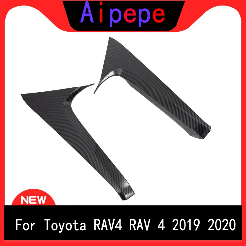 Для Toyota RAV4 RAV 4 2019 2020 задний спойлер из углеродного волокна треугольная