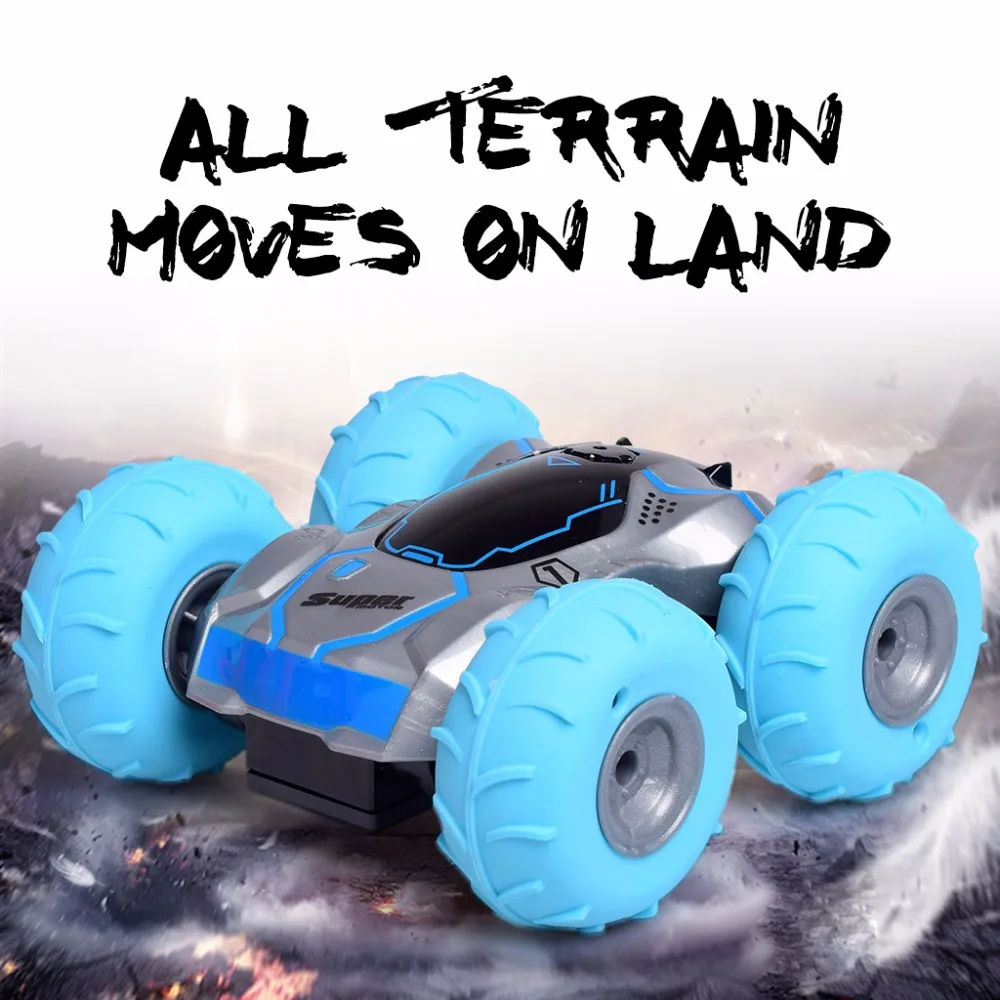 Rc All Terrain Stunt Racing Car 2.4GHz RC Cars Bouncing Flexible Wheels Remote Control SUV Car Inflatable tyres